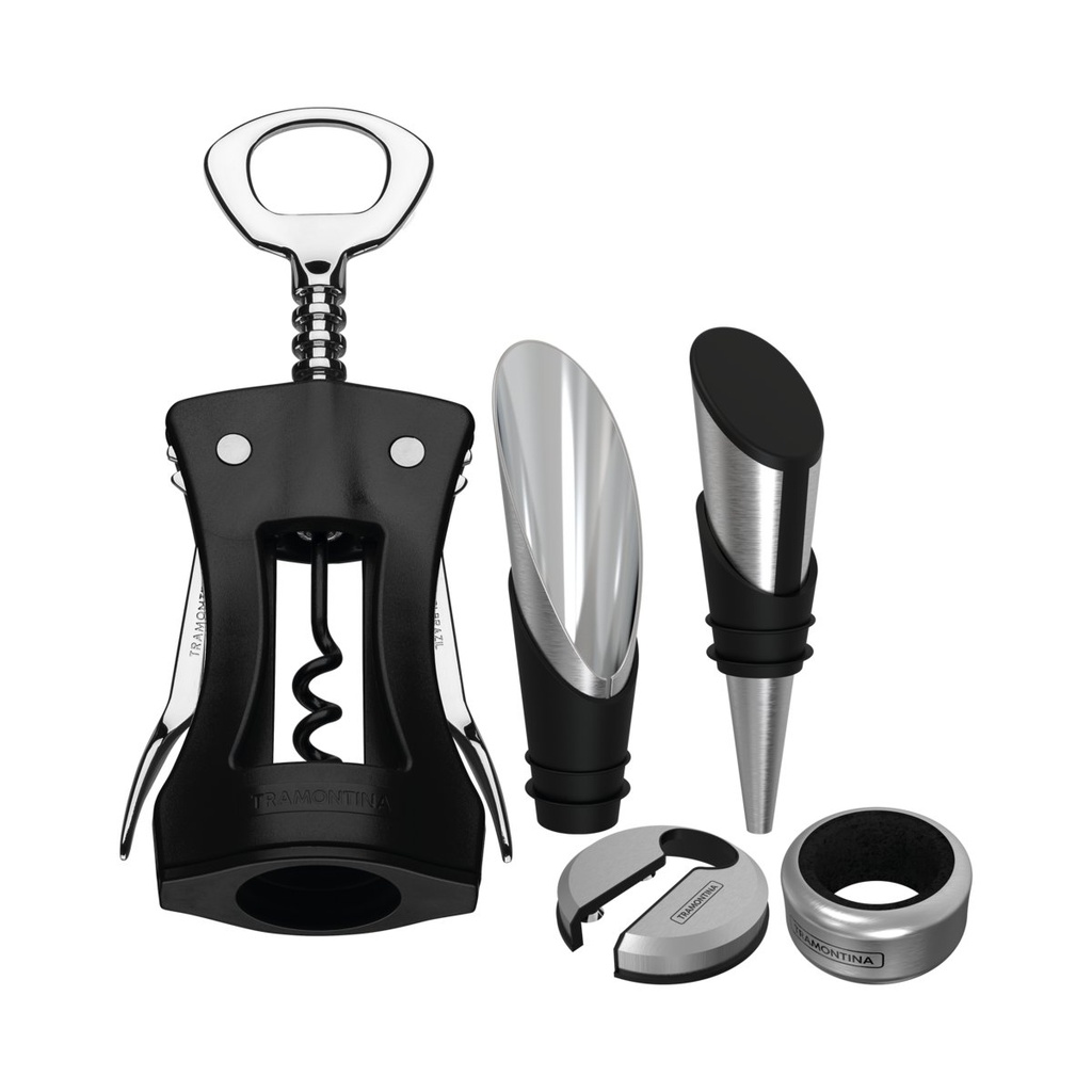 [25599011] JUEGO PARA VINO 5 PIEZAS HARMONIZA