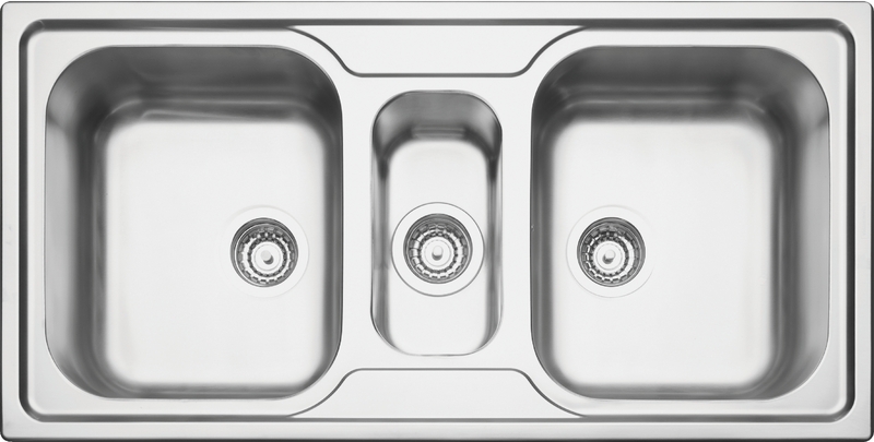 LAVAPLATOS MAREA 2.5 C 34, PRIME, DE EMPOTRAR, EN ACERO INOX., 100X50 CM (desc)