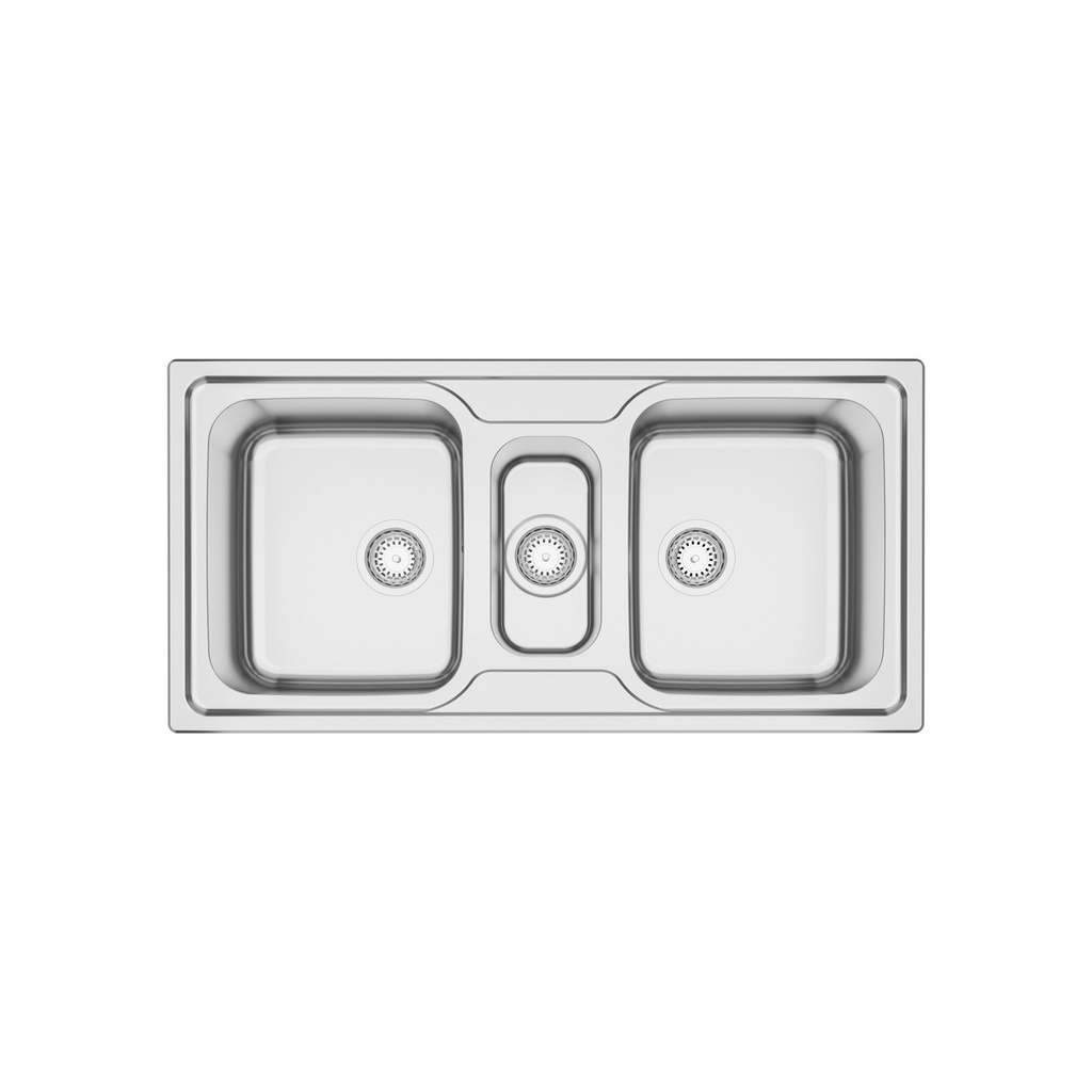 [93816503] LAVAPLATOS MAREA 2.5 C 34, PRIME, DE EMPOTRAR, EN ACERO INOX., 100X50 CM REVERSIBLE