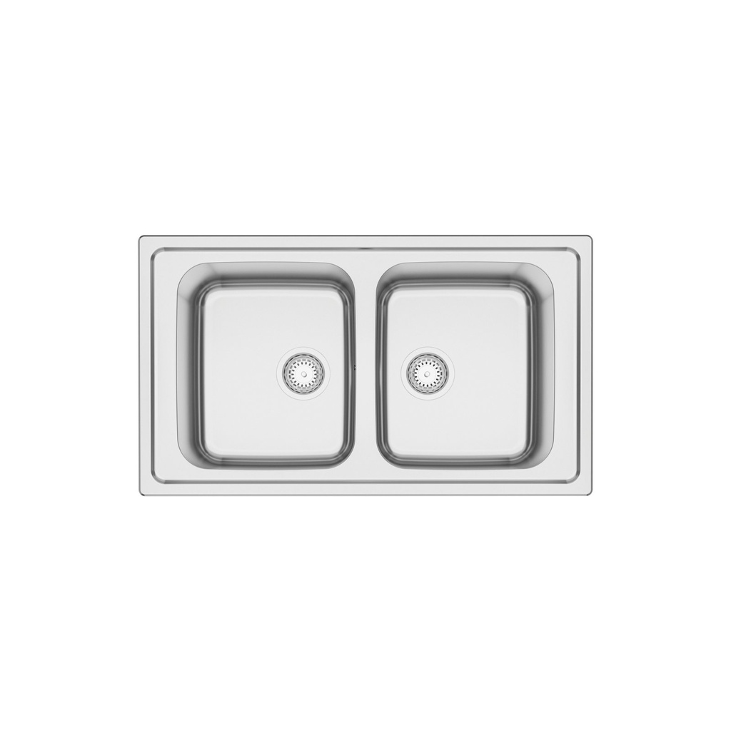 [93816203] LAVAPLATOS MAREA 2C 34 EN ACERO INOX., 86X50 CM. 