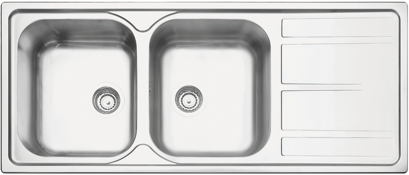 - LAVAPLATOS MAREA 2C PLUS, PRIME, DE EMPOTRAR, EN ACERO INOX., 116X50 CM (Desc)