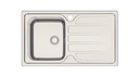 LAVAPLATOS MAREA 34, PRIME, DE EMPOTRAR, EN ACERO INOX., 86X50 CM. 