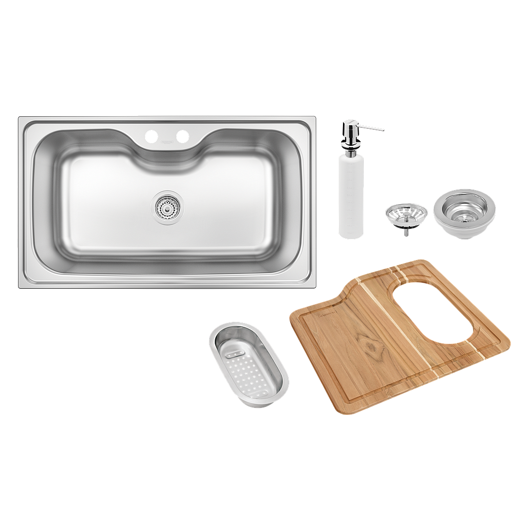 [93801102] LAVAPLATOS MORGANA MAXI 78 FX, PRIME, DE EMPOTRAR, EN ACERO INOX.,  86X50 CM, CON ACCESORIOS