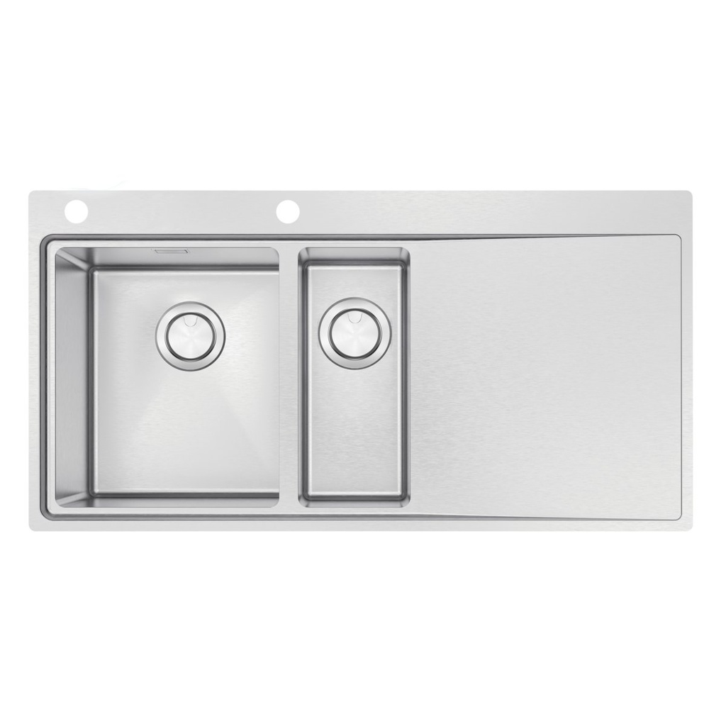 [93925103] LAVAPLATOS SMOOTH 1.5C 34 EX, DE EMPOTRAR, EN ACERO INOX., 100X52 CM