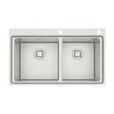 LAVAPLATOS SMOOTH 2C 40 EX, DESIGN COLLECTION, DE EMPOTRAR, EN ACERO INOX., 86X52 CM