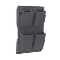 MACETA DE PARED GRAFITO MALAIA EN POLIETILENO