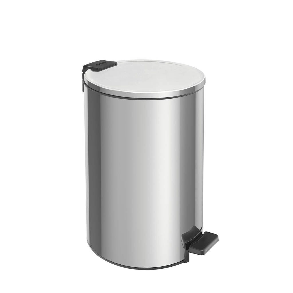 BASURERO INOX C/PEDAL LOOP 20L
