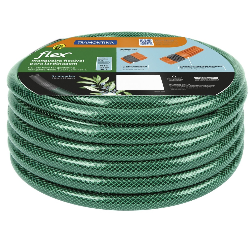 [79172250] MANGUERA P/JARDIN FLEX, 25M, ACOPLE