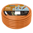 MANGUERA PARA JARDIN SUPER FLEX 1/2", 30 M, ACOPLES RAPIDOS Y BOQUILLA