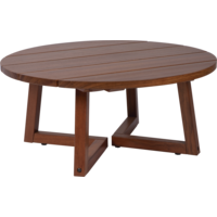 MESA BAJA DE CENTRO DE MADERA Ø80 Y 35 CM. DE ALTO - LANATI
