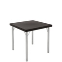 MESA CUADRADA MARRON 79 CM. BETA