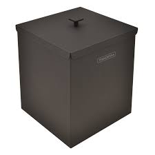 BASURERO LUZ BLACK MATE 4,5L CON TAPA