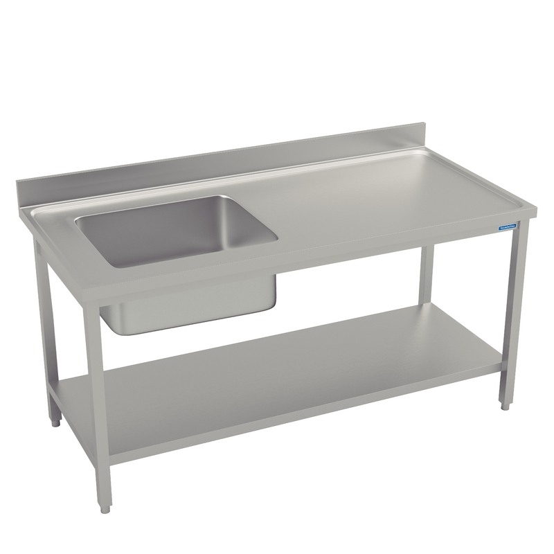 MESA EN ACERO INOXIDABLE PARA COCINA INDUSTRIAL