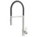 MEZCLADOR MONOCOMANDO VERSATILE BLACK, EN ACERO INOXIDABLE