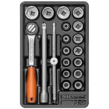 MODULO CON DADOS 1/2" 20 PIEZAS