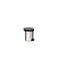 [94538705] BASURERO NEW 5 L, CON PEDAL,  EN ACERO INOX.