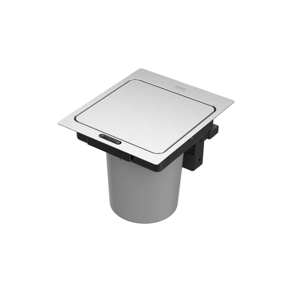 BASURERO NEXT CON SENSOR 5 L, DE EMPOTRAR, EN ACERO INOX.
