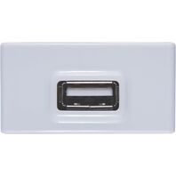 MODULO TOMA USB 1.5A BLANCO