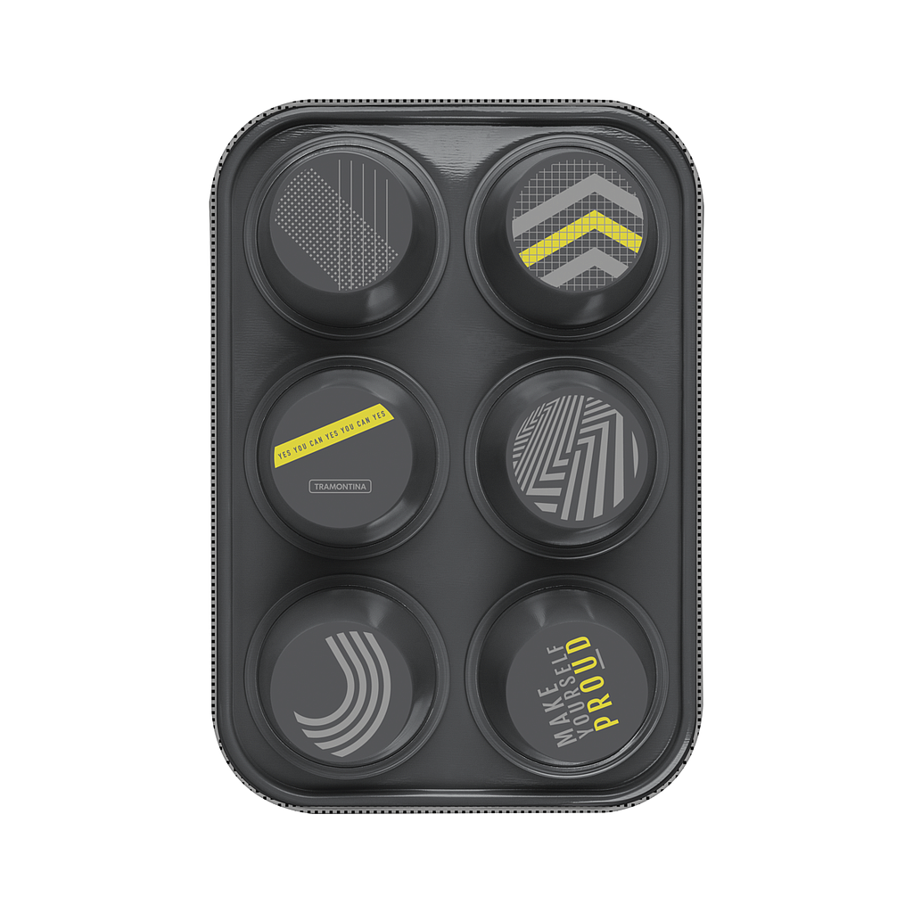 [27813050] MOLDE ANTIADHERENTE PARA CUPCAKES POWER UP