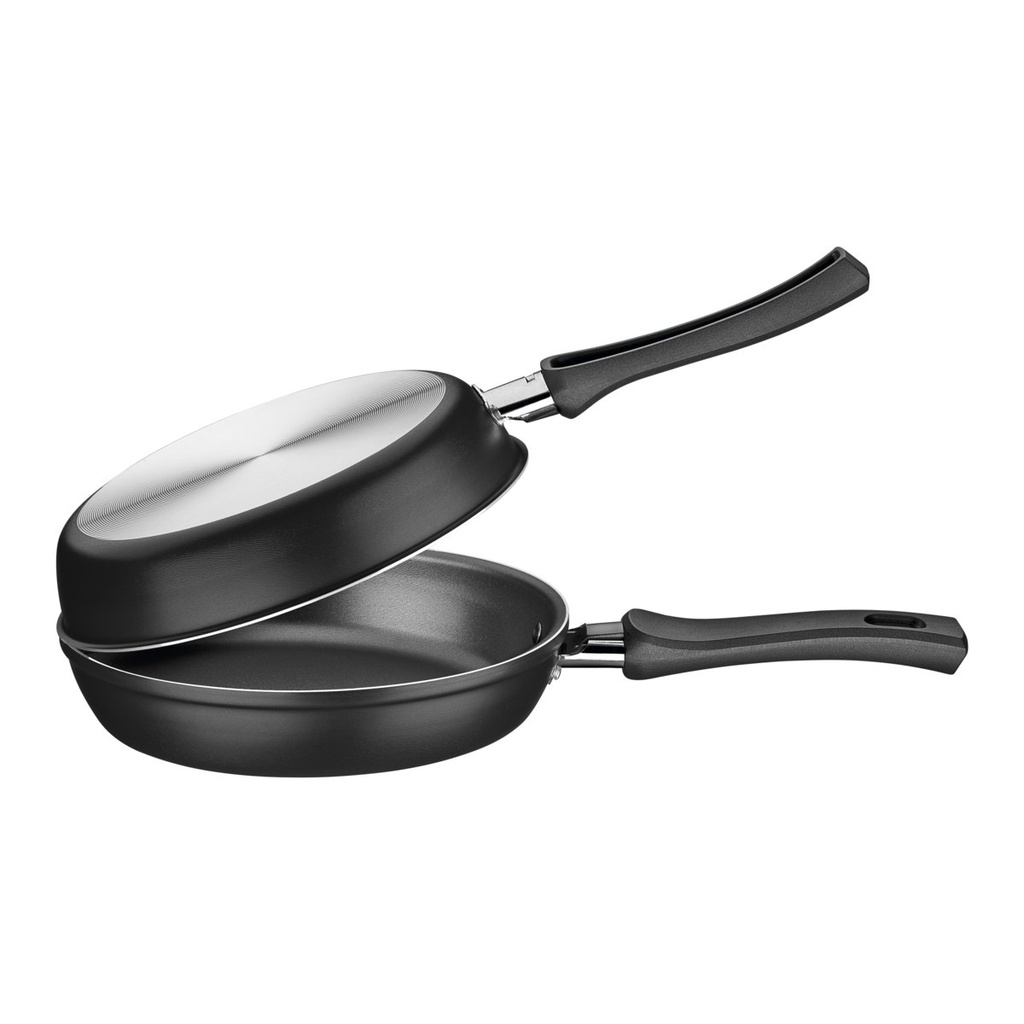 OMELETERA DE ALUMINIO CON REVESTIMIENTO INTERNO DE ANTIADHERENTE Ø20CM