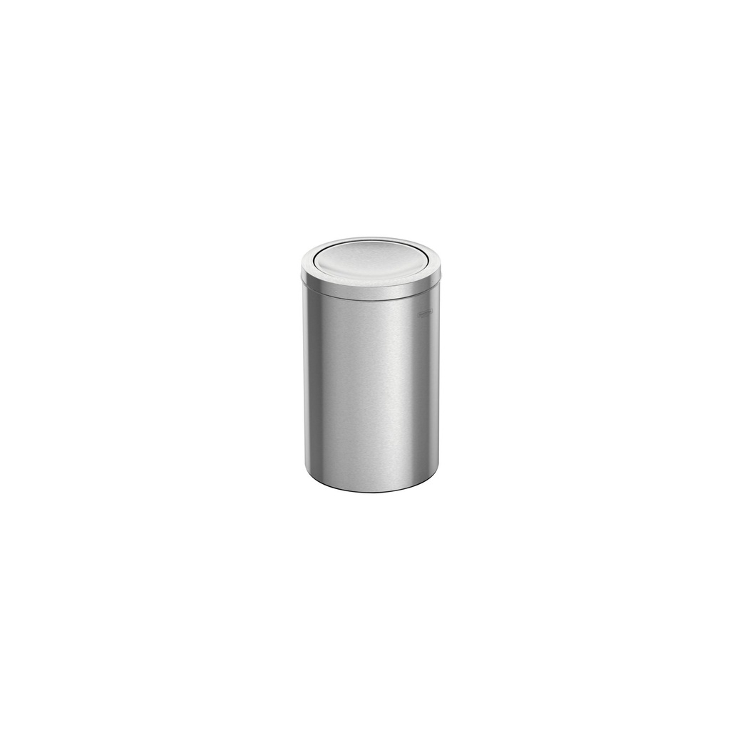BASURERO SWING 20 L, TAPA DE VAIVEN, EN ACERO INOX.