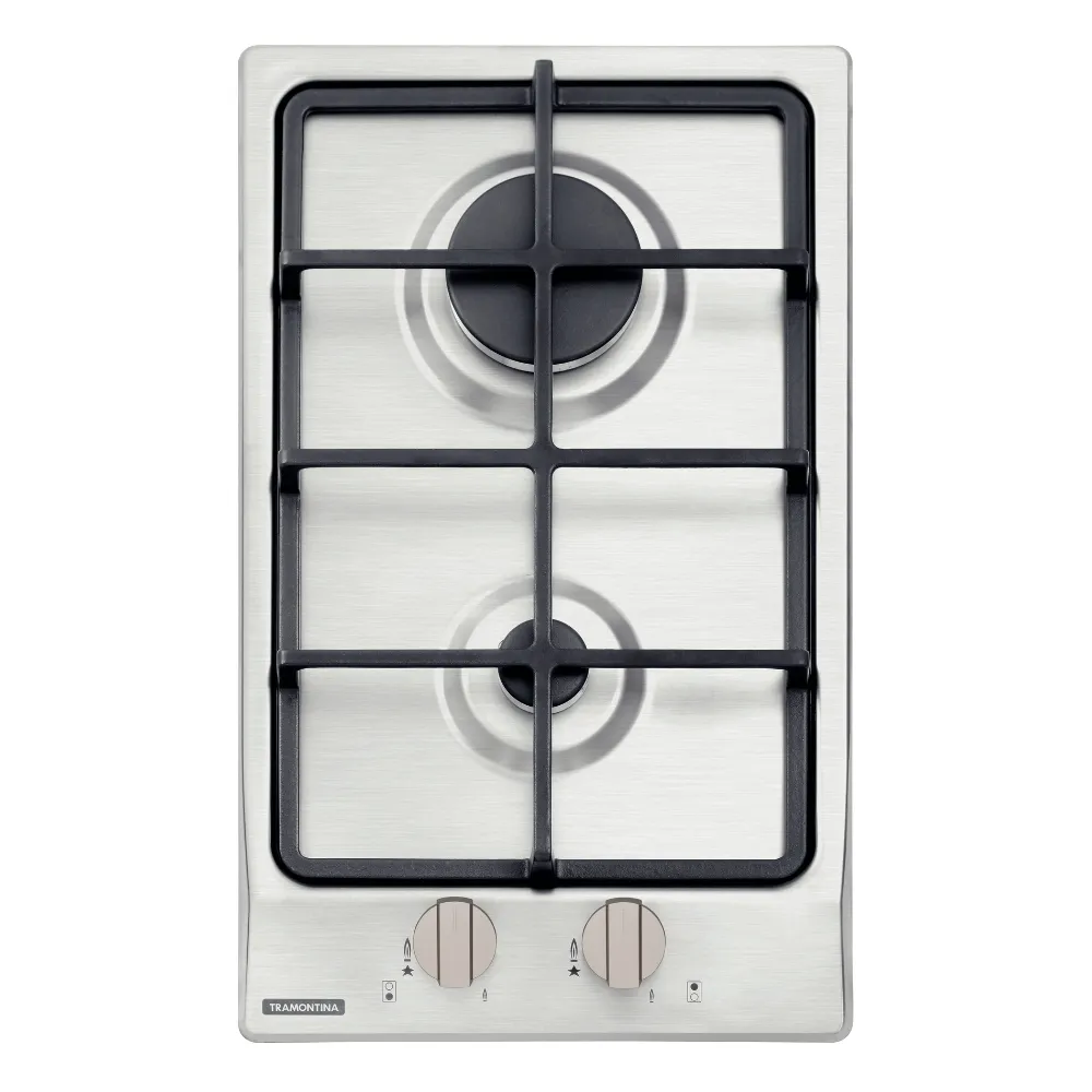 [94700224] PLACA DE COCCION DOMINO 2GX TRI 30 HE SAFESTOP, PRIME, CON TRIPLE LLAMA, EN ACERO INOX., 30X50 CM