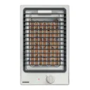 COCINA ENCIMERA DOMINO BBQ IX 30 220V, ELECTRICA, 30 X 50CM. BARBECUE CON PIEDRAS VOLCANICAS