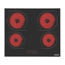 PLACA DE COCCION ELECTRICA NEW SQUARE TOUCH 4EV60CM
