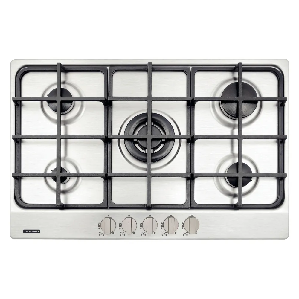 [94716124] COCINA ENCIMERA NEW PENTA 5GX TRI 75 HE SAFESTOP, PRIME, CON TRIPLE LLAMA, EN ACERO INOX., 75X50 CM