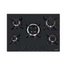 COCINA ENCIMERA PENTA B 5GG TRI 70, PERFECTA, CON TRIPLE LLAMA, EN VIDRIO TEMPLADO NEGRO, 70X50 CM