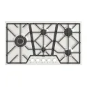 PLACA DE COCCION PENTA INOX FULL 5GX 90, DESIGN COLLECTION, CON TRIPLE LLAMA, SAFESTOP, EN ACERO INOX., 90X51 CM.