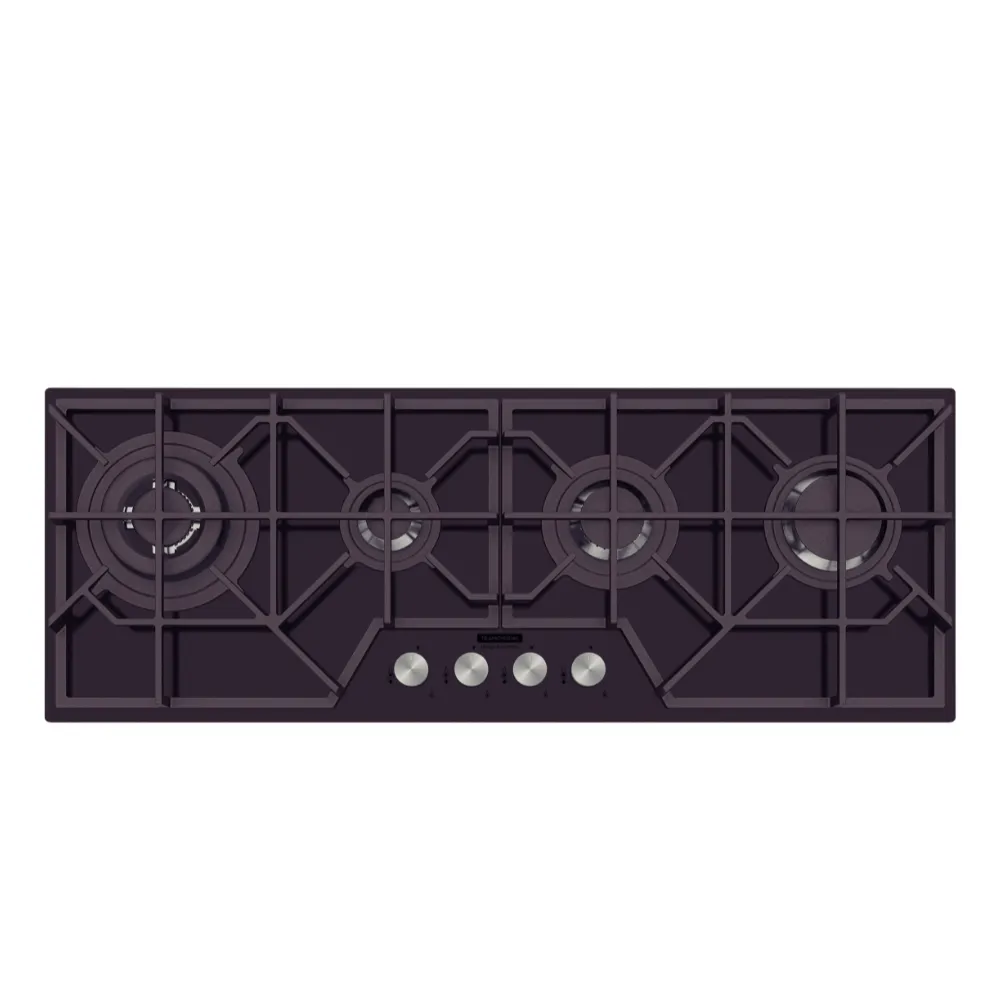 PLACA DE COCCION SLIM GLASS FULL BLACK 4GG B100 SAFESTOP, DESIGN COLLECTION, EN VIDRIO TEMPLADO, 101,5X38 CM.