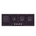COCINA ENCIMERA SLIM GLASS FULL BLACK 4GG B100 SAFESTOP, DESIGN COLLECTION, EN VIDRIO TEMPLADO, 101,5X38 CM.