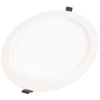 PLAFON LED REDONDO EMPOTRAR 12W-3000K LUZ AMARILLA