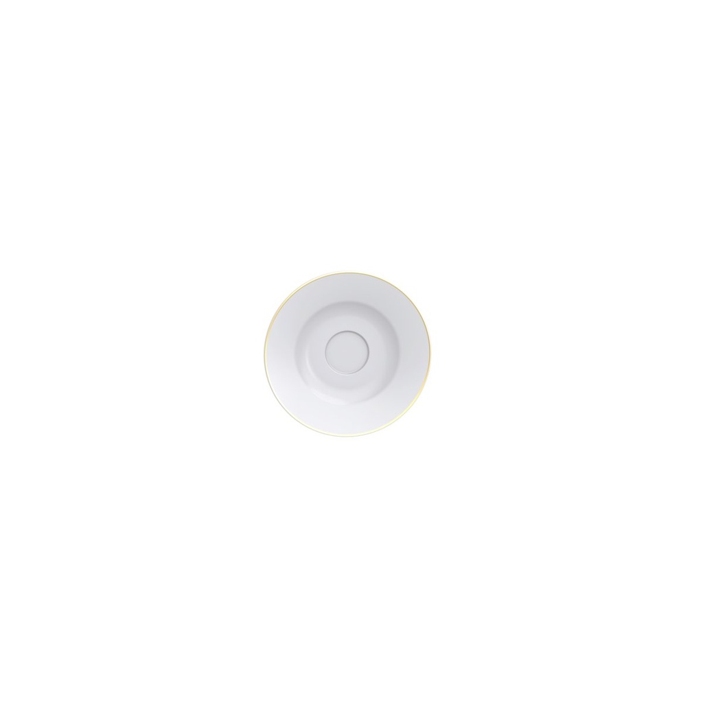 [96010333] PLATILLO PARA CAFE EN PORCELANA ELISA