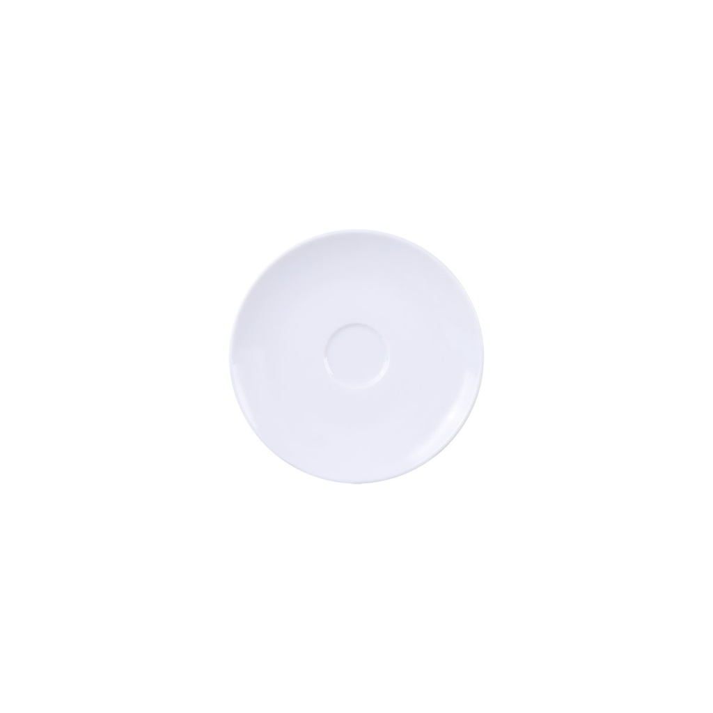 [96600136] PLATILLO PARA EXPRESSO EN PORCELANA Ø13 CM. PAOLA