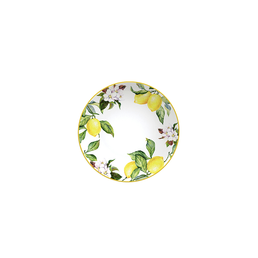 PLATO HONDO EN PORCELANA Ø22 CM. CARMEN