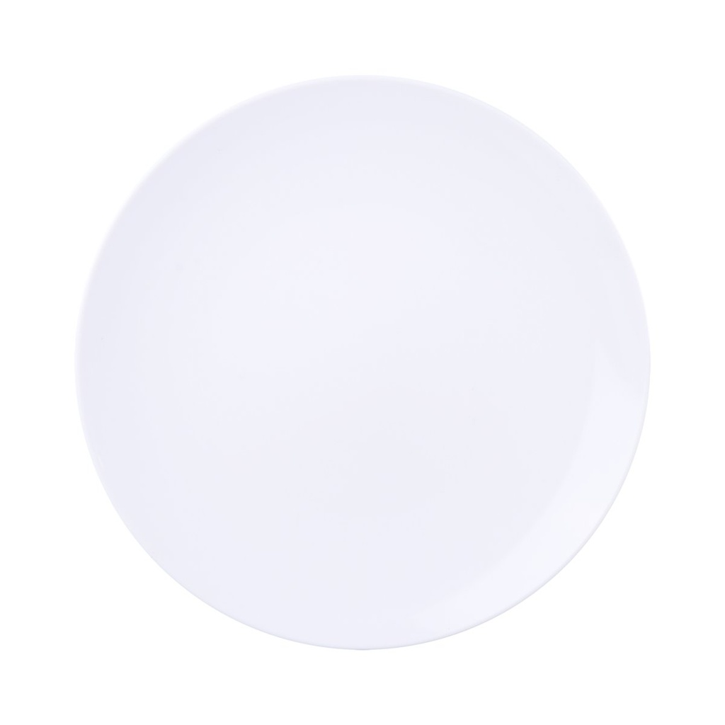 [96600201] PLATO RASO EN PORCELANA Ø28 CM. BARBARA