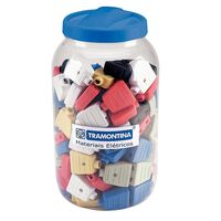 [57418951] PLUG HEMBRA 2P 10A 250V~ EMB. POTE GRANDE CON 6 CORES