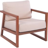 [14607371] POLTRONA DE MADERA DE JATOBA CON RESPALDO DE MADERA LANATI (Madera)