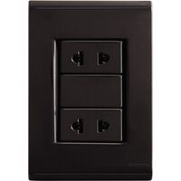 2X TOMACORRIENTE 2P UNIV. 15-16A 25 LIZ GRAFITO