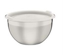 POTE REDONDO EN ACERO INOXIDABLE CON TAPA Ø28 CM. 8,3 L. CUCINA
