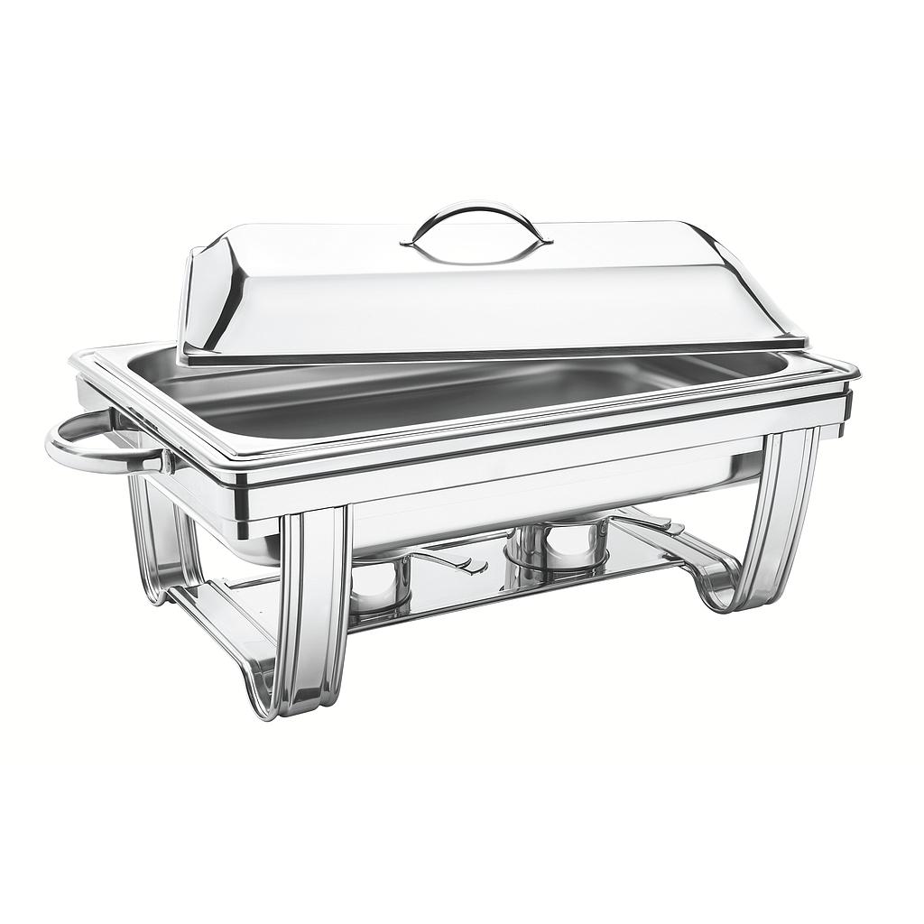 RECHAUD CON TAPA MOVIL ACERO INOXIDABLE - BRASERO