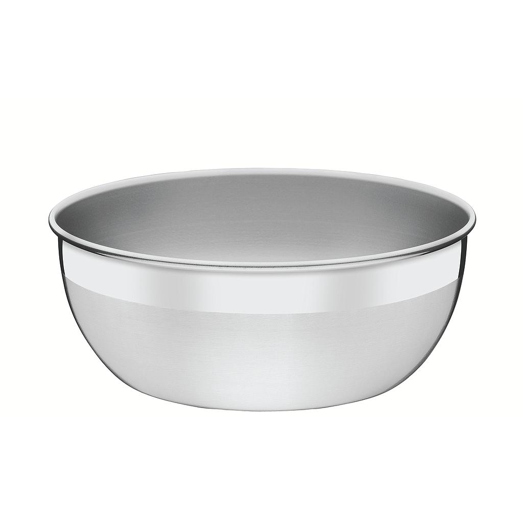 RECIPIENTE REDONDO ACERO INOXIDABLE SIN TAPA PLASTICA Ø 25CM