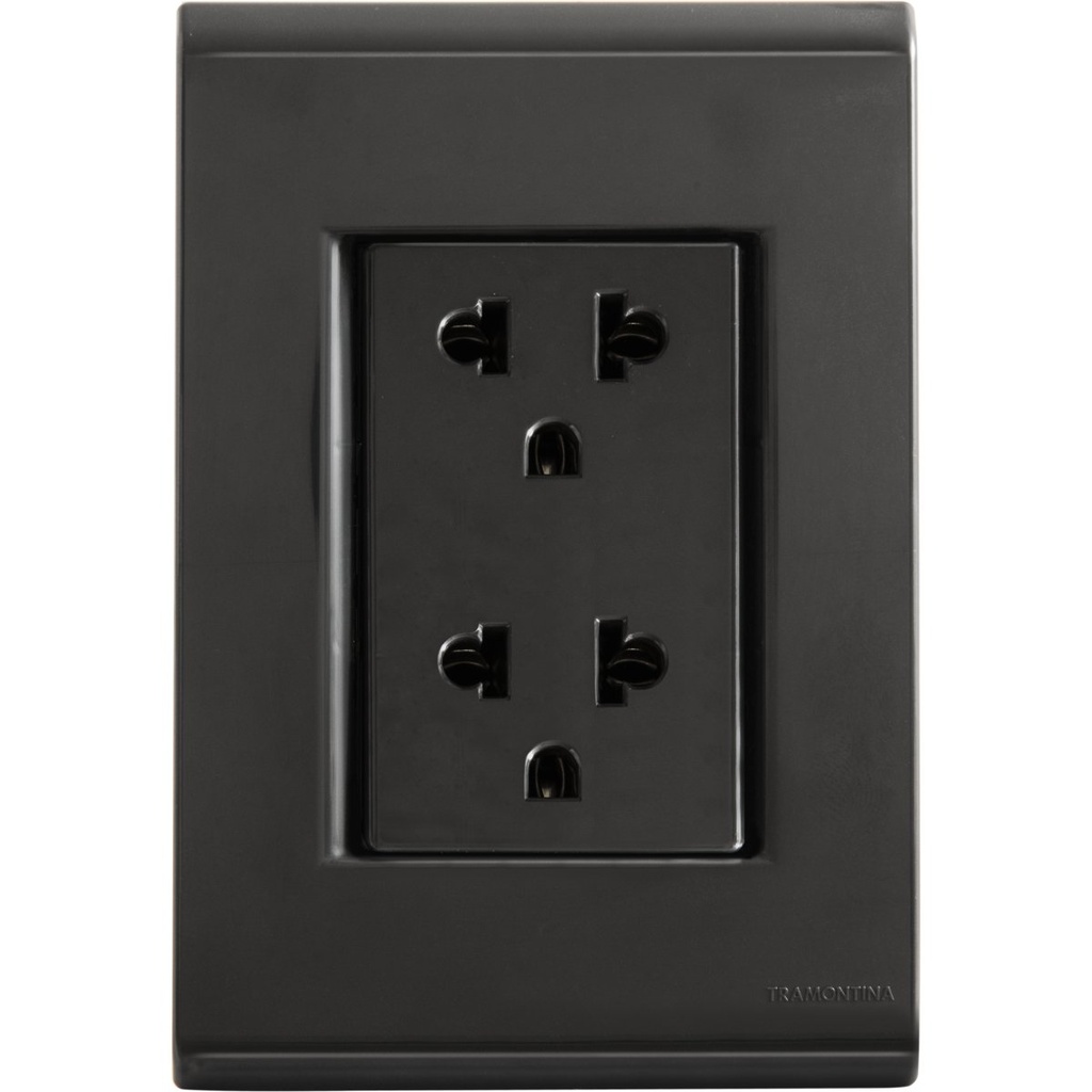 [57173039] 2X TOMACORRIENTE 2P+T UNIV. 15A/16A LIZ GRAFITO