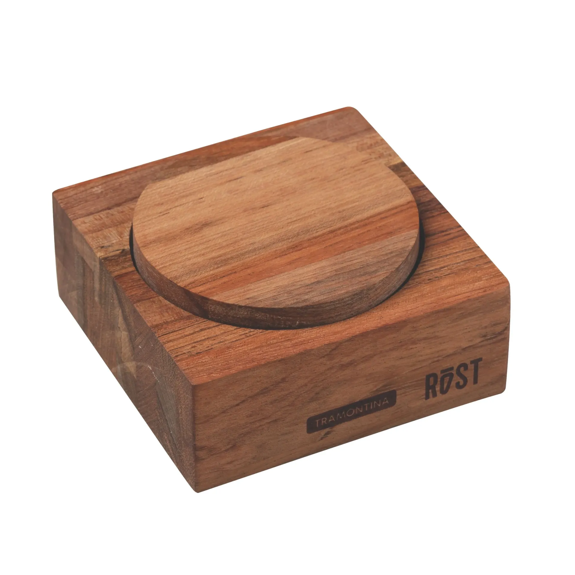 SALERO DE MADERA PARA CHURRASCO 12,5 X 12,5 CM. ROST