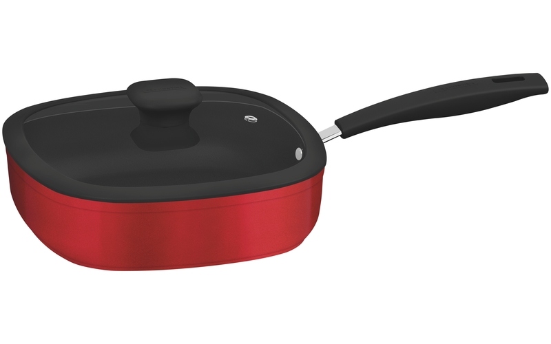 SARTEN HONDA ANTIADHERENTE 2,8 L. 24 CM. REFINATTA RED