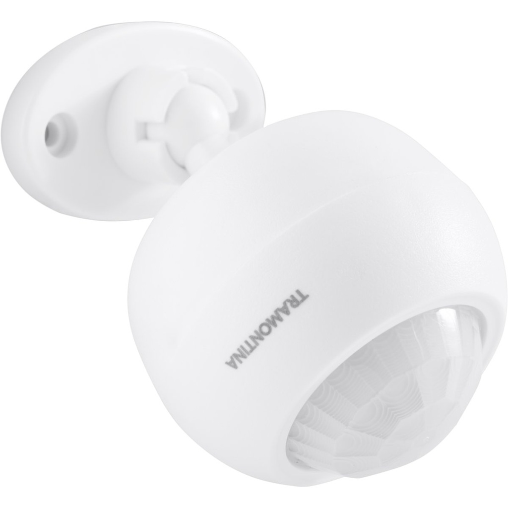 SENSOR DE PRESENCIA 360° FOTOCELULA ARTICULADA DE PARED Y TECHO BLANCO