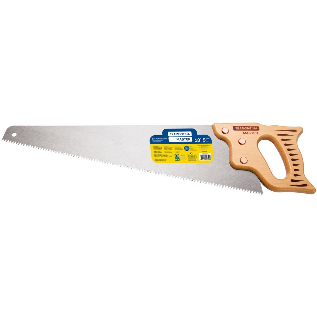 SERRUCHO PROFESIONAL 18"- 5 DIENTES POR PULGADA