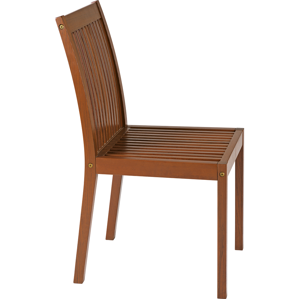 [10832076] SILLA FIJA DE MADERA JATOBA CON ECO BLINDAGE - FITT